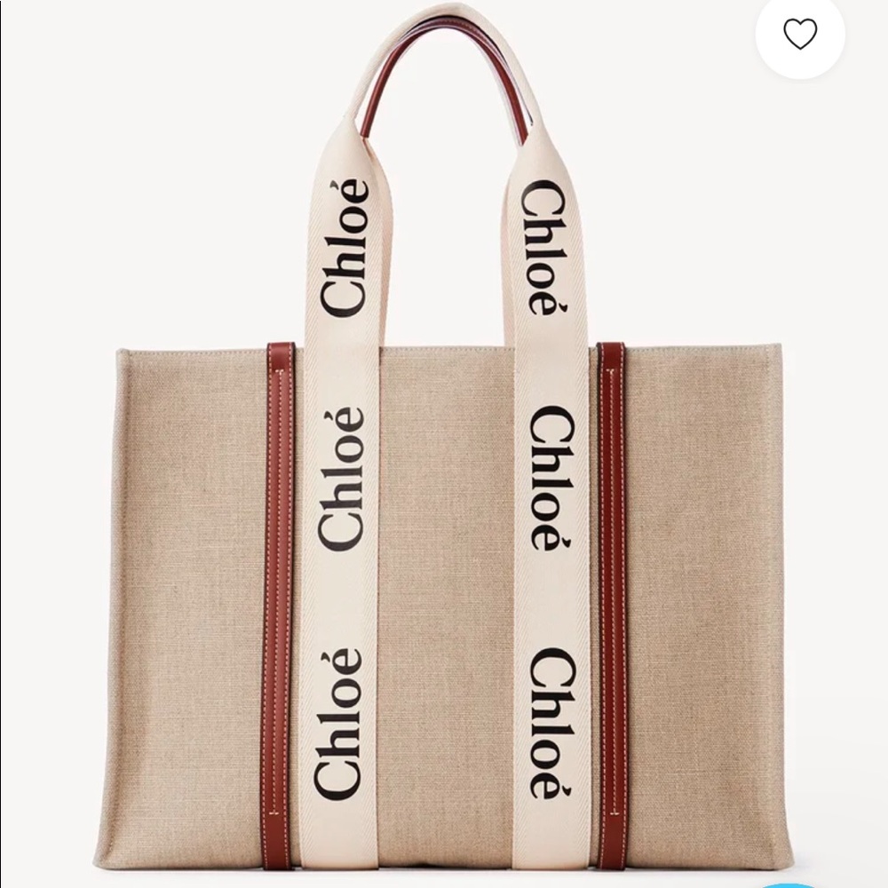 Chloe large woody tote